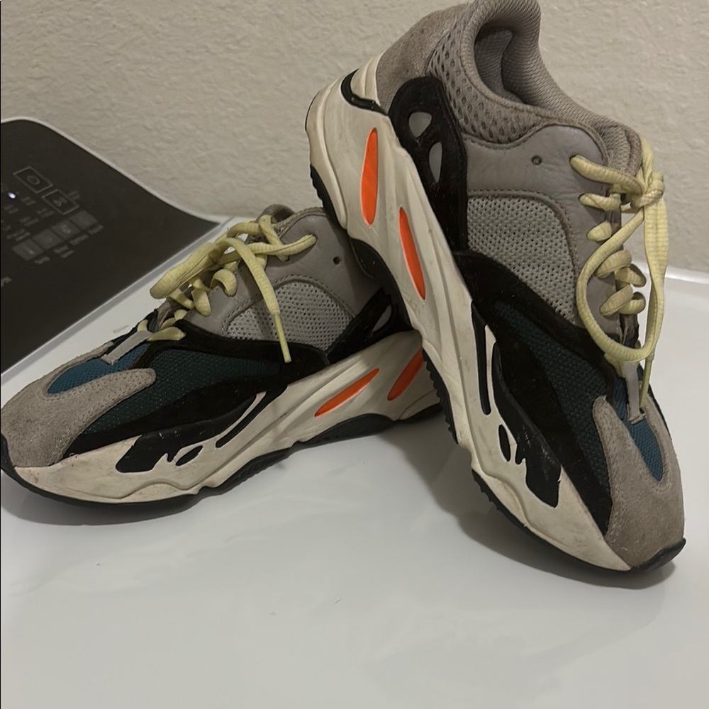 Yeezy Athletic Shoes - Gray, Black, Orange